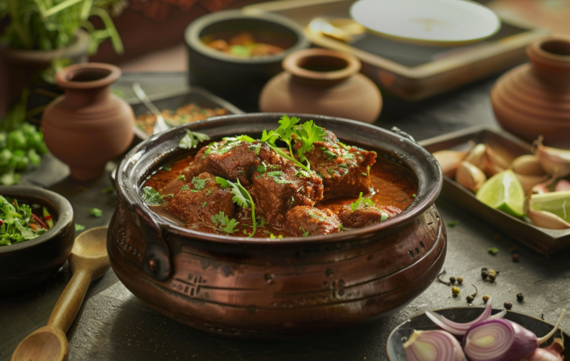 Champaran Handi Mutton (Qtr)