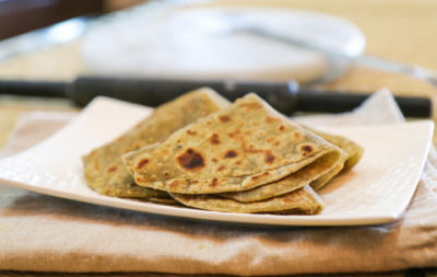 Whole Wheat Plain Paratha 1Pcs